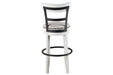 Valebeck White Bar Height Bar Stool - D546-530 - Gate Furniture