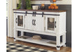 Valebeck White/Brown Dining Server - D546-60 - Gate Furniture