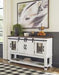 Valebeck White/Brown Dining Server - D546-60 - Gate Furniture