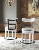 Valebeck White Counter Height Bar Stool - D546-524 - Gate Furniture