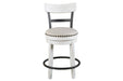 Valebeck White Counter Height Bar Stool - D546-524 - Gate Furniture