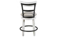 Valebeck White Counter Height Bar Stool - D546-524 - Gate Furniture