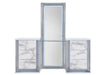 Ylime White Marble King Bed Group With Vanity Set - YLIME-WHITE MARBLE-KBG W/ VANITY SET - Gate Furniture