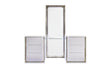 Aspen White Queen Bed Group With Vanity Set With Led - ASPEN-WH-QBG W/VANITY SET - Gate Furniture