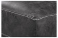 Venaldi Gunmetal Ottoman - 9150114 - Gate Furniture