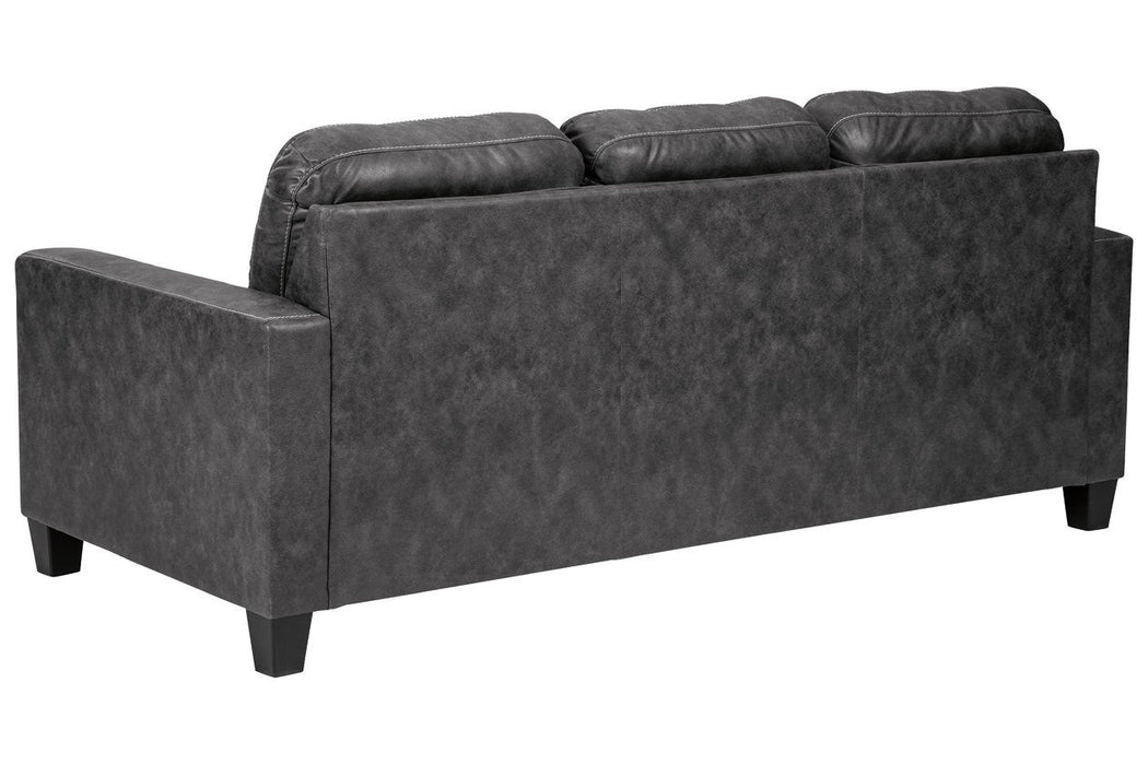 Venaldi Gunmetal Sofa Chaise - 9150118 - Gate Furniture