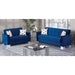 Vermont 63 in. Convertible Sleeper Loveseat in  with Storage - LS-VERMONT-BLUE - In Stock Furniture