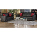 Vermont 84 in. Convertible Sleeper Sofa in Black Faux Leather with Storage - SB-VERMONT-PU - In Stock Furniture