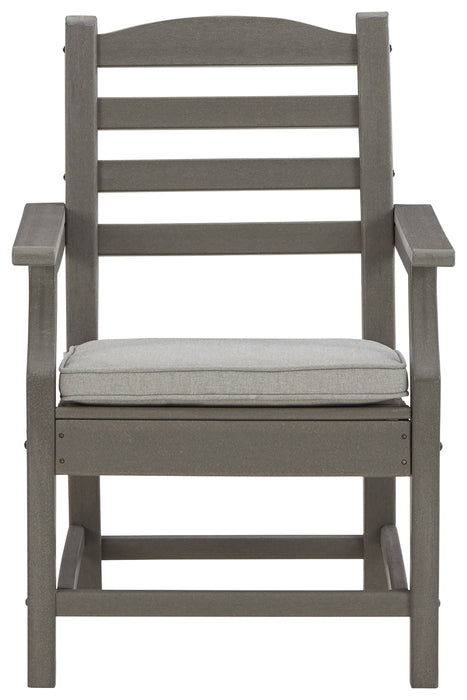 Visola Arm Chair with Cushion (Set of 2) - P802-601A - In Stock Furniture