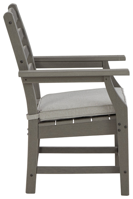 Visola Arm Chair with Cushion (Set of 2) - P802-601A - In Stock Furniture