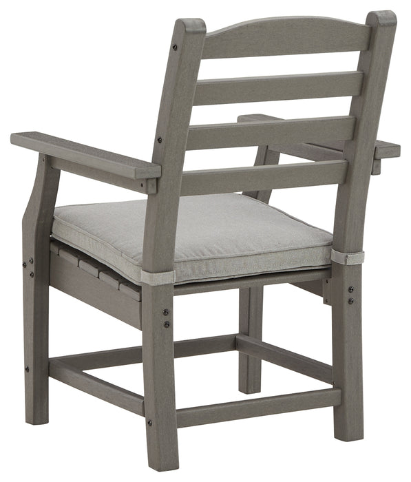 Visola Arm Chair with Cushion (Set of 2) - P802-601A - In Stock Furniture