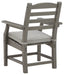 Visola Arm Chair with Cushion (Set of 2) - P802-601A - In Stock Furniture