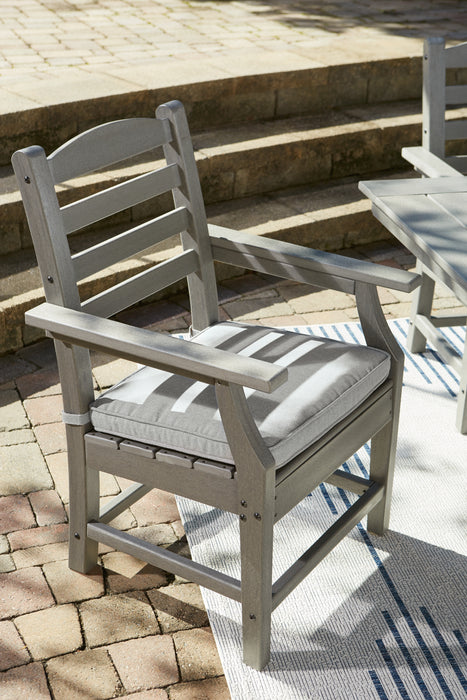 Visola Arm Chair with Cushion (Set of 2) - P802-601A - In Stock Furniture