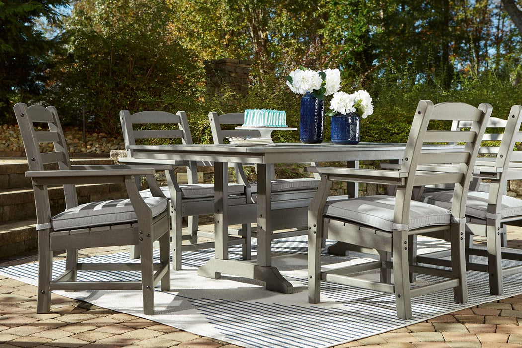 Visola Gray Outdoor Dining Table - P802-625 - Gate Furniture