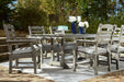 Visola Gray Outdoor Dining Table - P802-625 - Gate Furniture