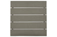 Visola Gray Outdoor End Table - P802-702 - Gate Furniture