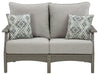 Visola Outdoor Loveseat with Cushion - P802-835 - In Stock Furniture