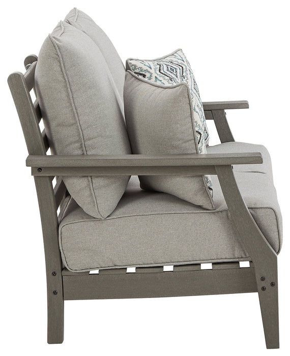 Visola Outdoor Loveseat with Cushion - P802-835 - In Stock Furniture