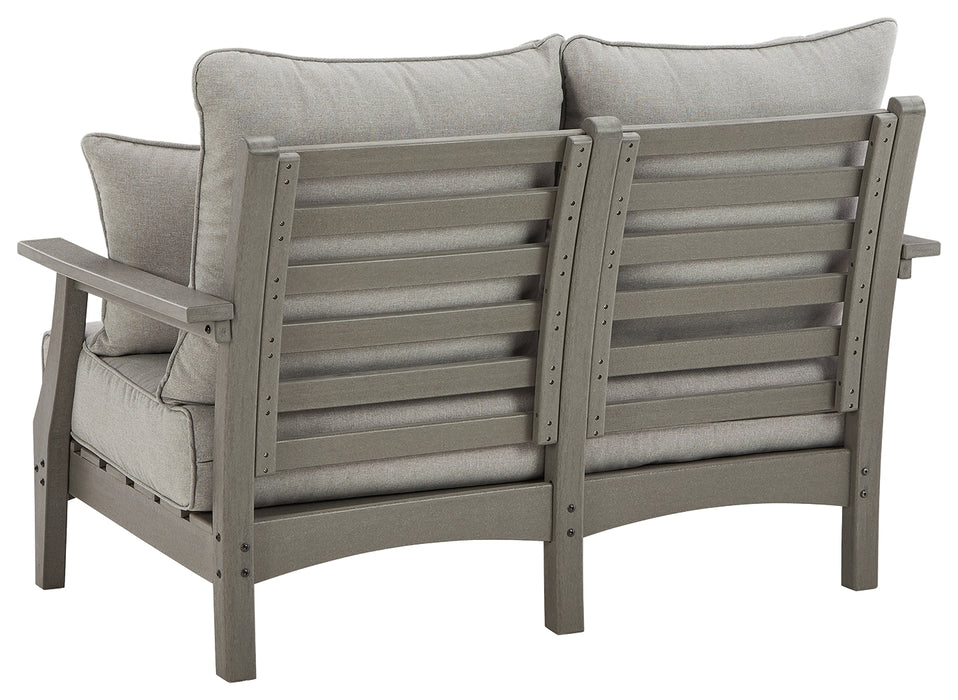Visola Outdoor Loveseat with Cushion - P802-835 - In Stock Furniture