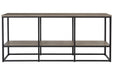 Wadeworth Brown/Black 65" TV Stand - W301-10 - Gate Furniture