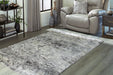 Wadyka Black/Cream/Gray Large Rug - R404481 - Gate Furniture