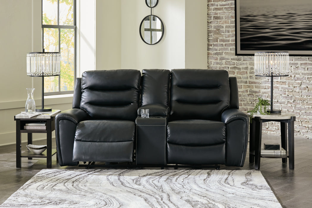 Warlin Power Reclining Loveseat with Console - 6110518 - In Stock Furniture