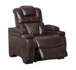Warnerton Chocolate Power Recliner - 7540713 - Gate Furniture