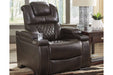 Warnerton Chocolate Power Recliner - 7540713 - Gate Furniture