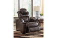 Warnerton Chocolate Power Recliner - 7540713 - Gate Furniture
