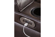 Warnerton Chocolate Power Recliner - 7540713 - Gate Furniture