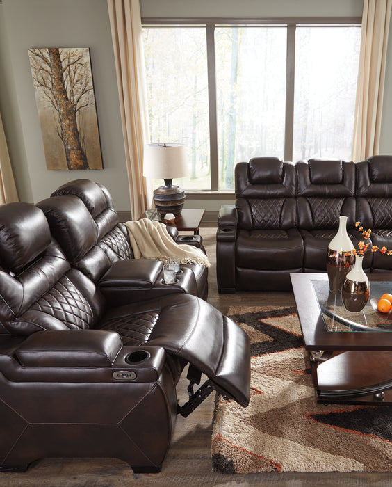 Warnerton Power Reclining Loveseat with Console - 7540718 - In Stock Furniture