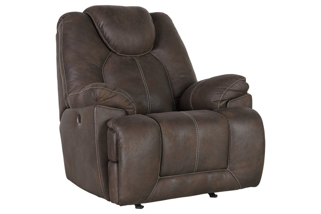 Warrior Fortress Coffee Power Recliner - 4670198 - Gate Furniture