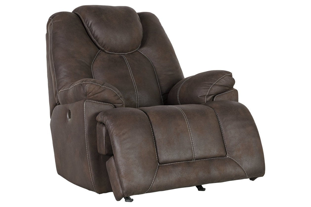 Warrior Fortress Coffee Power Recliner - 4670198 - Gate Furniture