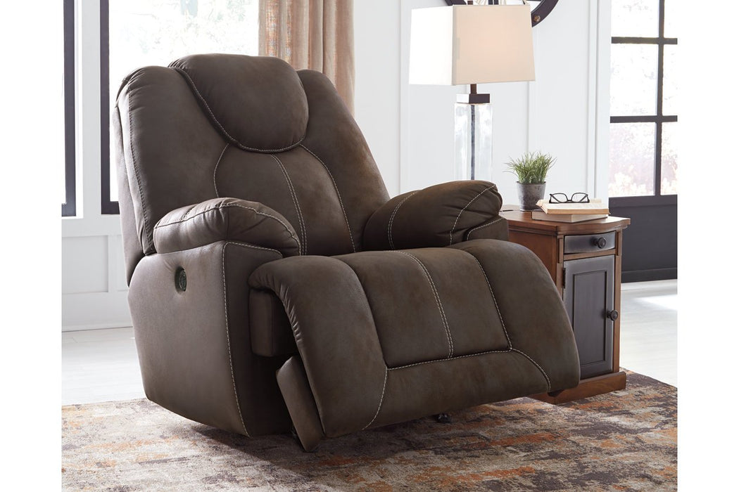 Warrior Fortress Coffee Power Recliner - 4670198 - Gate Furniture