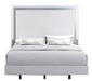 Wave Bed White Queen - In Stock Furniture