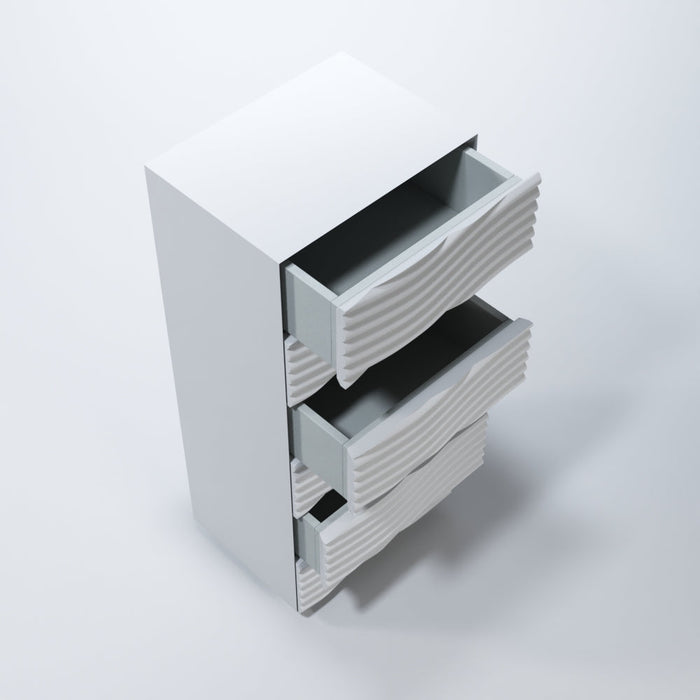 Wave Bedroom White Set - Gate Furniture