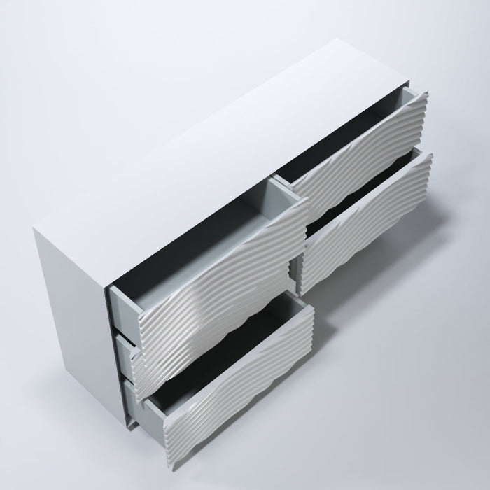 Wave Bedroom White Set - Gate Furniture