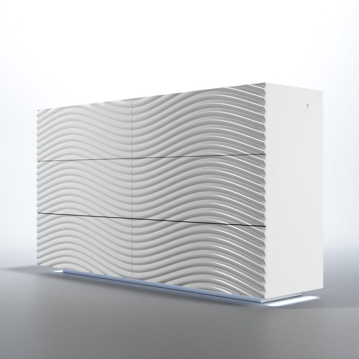 Wave Bedroom White Set - Gate Furniture