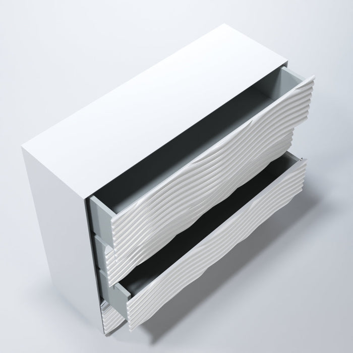 Wave Bedroom White Set - Gate Furniture