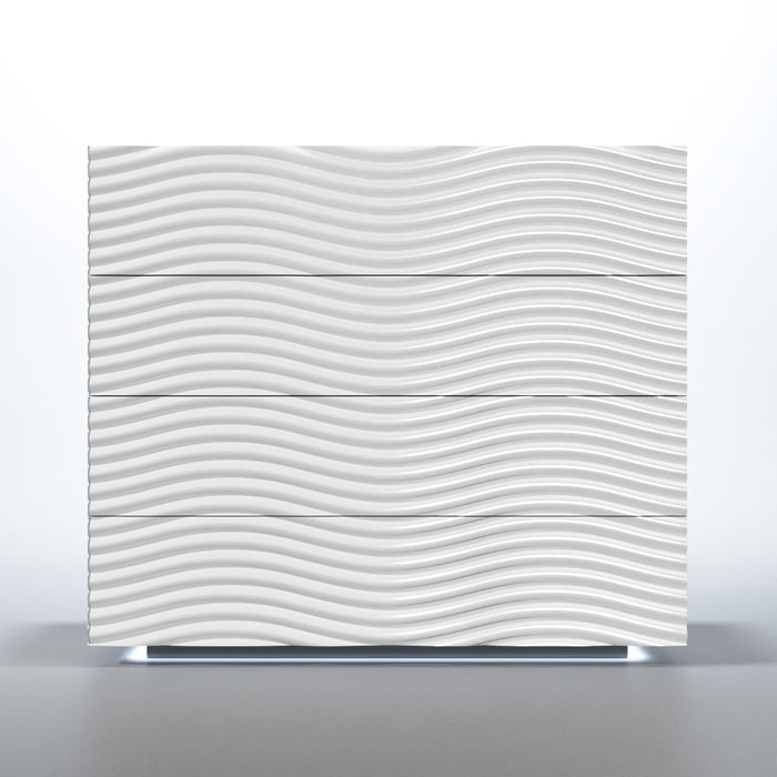 Wave Bedroom White Set - Gate Furniture
