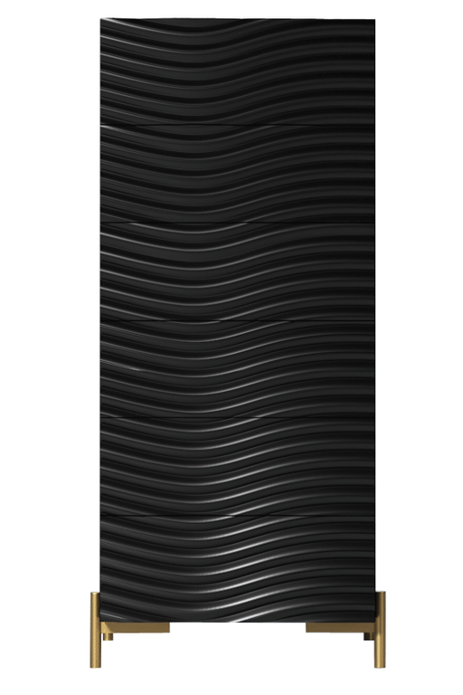 Wave Dark Grey Chest - i37505 - In Stock Furniture