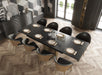 Wave Dining Dark Grey Set - Gate Furniture