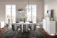 Wave Dining White Set - Gate Furniture