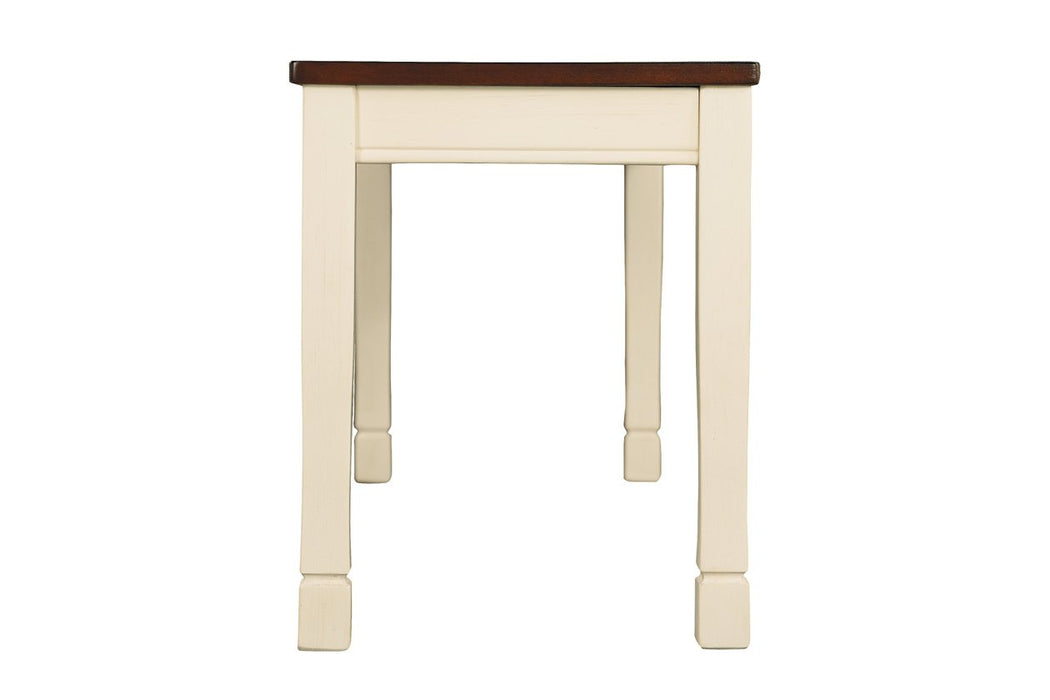 Whitesburg Brown/Cottage White Dining Bench - D583-00 - Gate Furniture