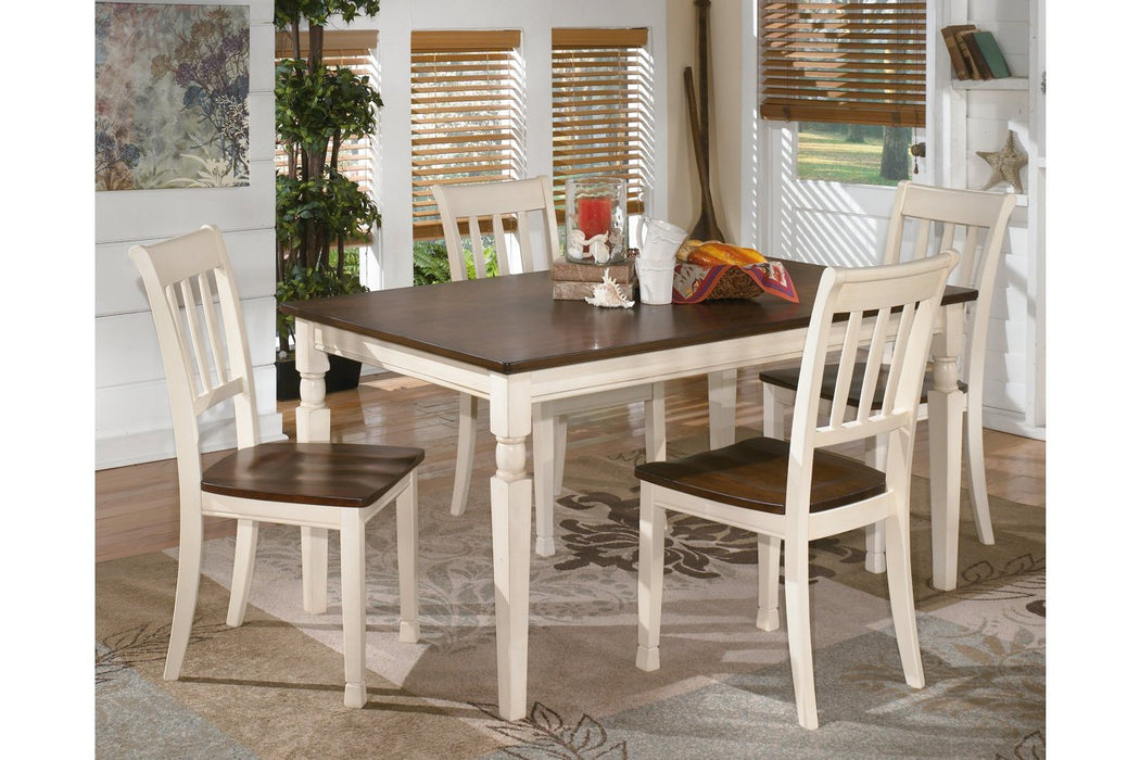 Whitesburg Brown/Cottage White Dining Chair (Set of 2) - D583-02 - Gate Furniture