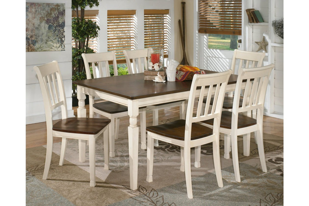 Whitesburg Brown/Cottage White Dining Chair (Set of 2) - D583-02 - Gate Furniture
