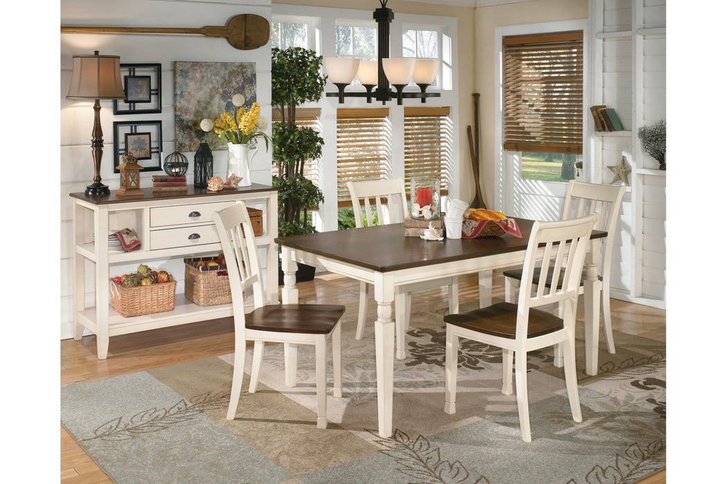 Whitesburg Brown/Cottage White Dining Chair (Set of 2) - D583-02 - Gate Furniture