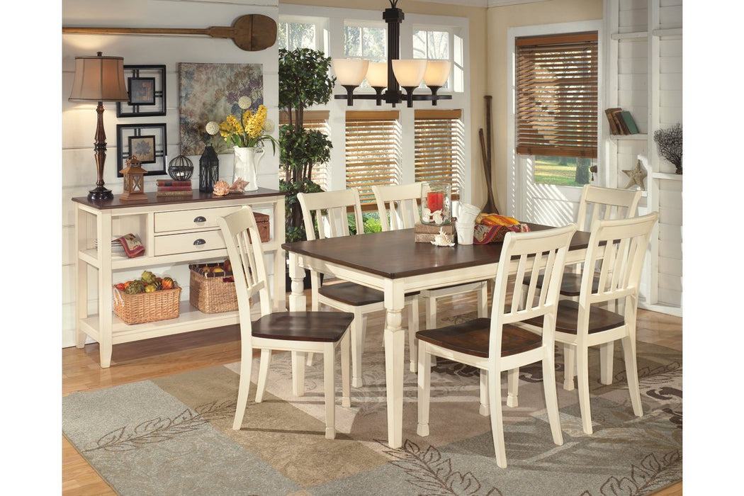 Whitesburg Brown/Cottage White Dining Chair (Set of 2) - D583-02 - Gate Furniture