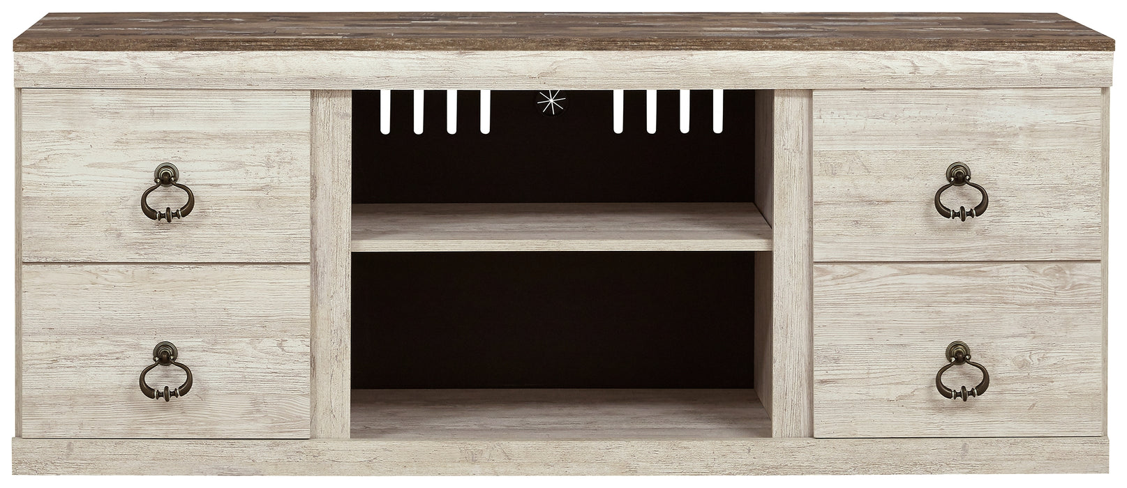 Willowton 60" TV Stand - EW0267-268 - In Stock Furniture