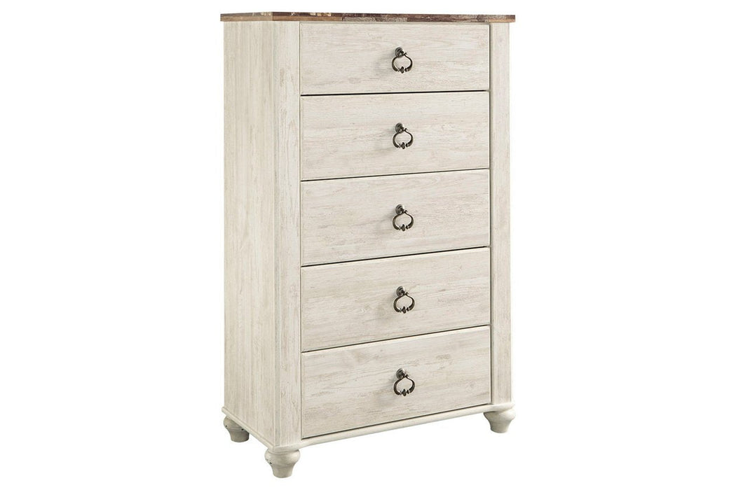 Willowton Two-tone Chest of Drawers - B267-46 - Gate Furniture